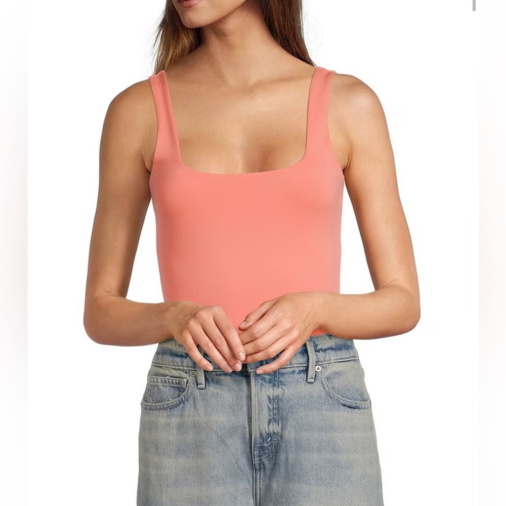 Good American Coral Bodysuit